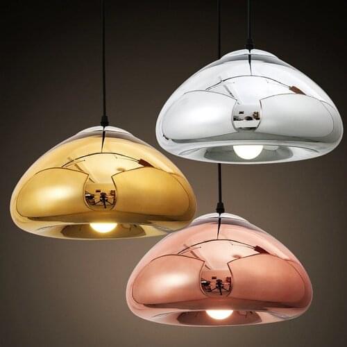 Void Mini Pendant Light E27 Modern glass pendant light Loft Dining Room minimalist lamp Restaurant gold home decor light