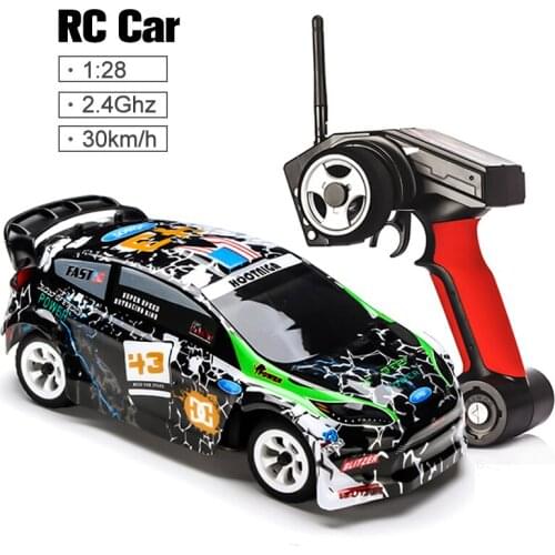 Wltoys K989 1/28 2.4G 4WD brushed RC car remote control racing RTR drift alloy off-road vehicle track toy model