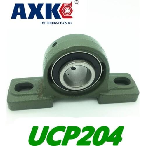 2021 Time-limited New Steel Ball Bearing Rodamientos Ucp204 20mm Pillow Block Bearing With Housing Axk