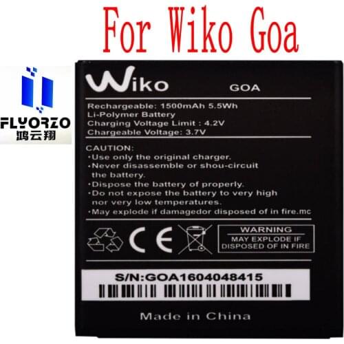 New High Quality 1500mAh Wiko Goa Battery For Wiko Goa Mobile Phone