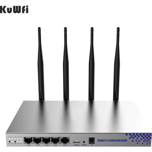 OpenWrt 802.11AC 1200Mbps 2.4G 5G Dual Band core network chipset MT7621 High Power Wireless Gigabit Router Long Wifi Range