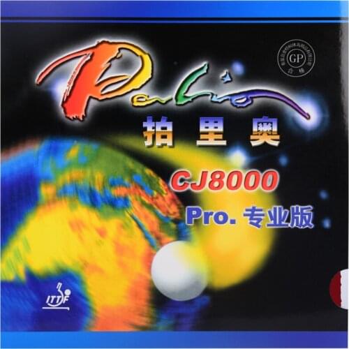 Original Palio Pro Cj8000 Pips-in Table Tennis / Pingpong Rubber With Blue Sponge