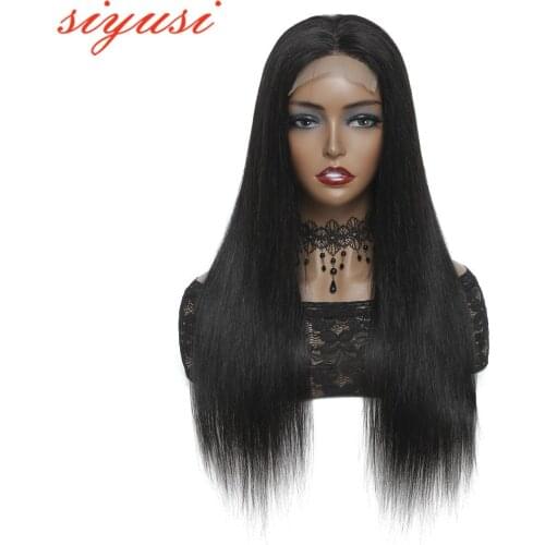 Straight Human Hair 4x4 lace Closure Wigs HD Transparent 13x4 Lace Frontal Wigs Glueless 10-32 inch Human Hair Wigs For Women