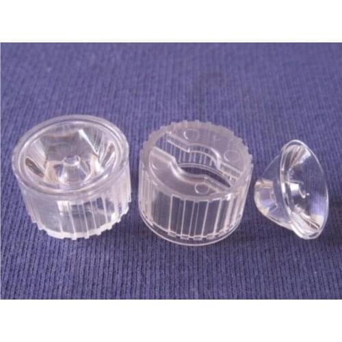 #HNC-20 High quality Led Lens sets, Lens Diameter: 20mm, Holder Size: 22X13.4mm, 5 degree, Clean surface, PMMA Materials