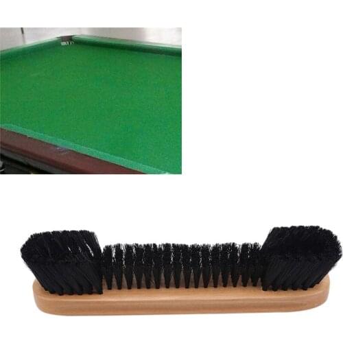 Size 9" Brush And Rail Brush Wood Pool Table Cleanning Tool Billiard Accessories Snooker And Pool Table Brush Accessories