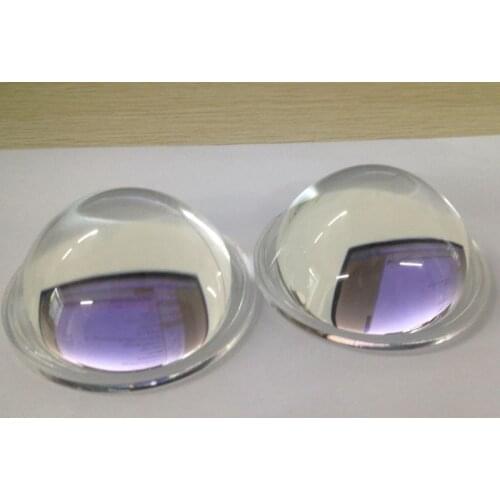 2PCS 28mm Aspheric Desgin Focal Length Plano LED Convex Optical Glass Lens Focus 25mm