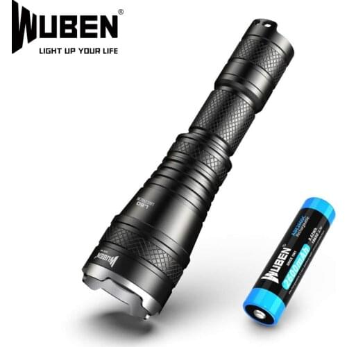 LED Torch USB Rechargeable Flashlight IP68 Waterproof Flashlights Zoomable CREE LED 1200 Lumens 18650 Battery Light for Outdoor