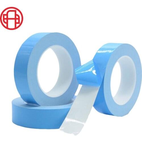 Thermal tape50meter 18mm 20mm Width Transfer Tape Double Side Thermal Conductive Adhesive Tape for Chip PCB LED Strip Heatsink