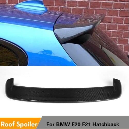 Rear Roof Spoiler Window Wing Lip for BMW F20 F21 2012 - 2018 118i 120i M135i M140i Spoiler Carbon Fiber / FRP