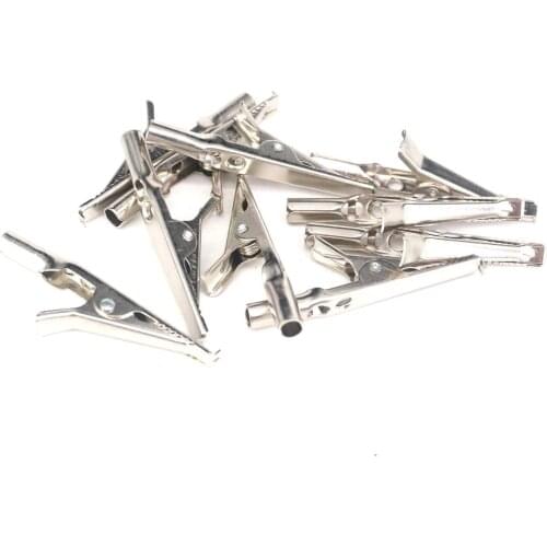 Alligator Clips 4mm Socket Connection and Solder Connection Fang Tooth Alligator CL4AGF20