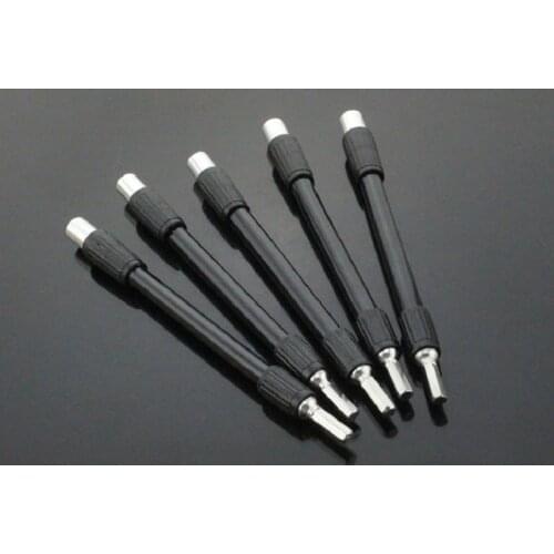 New 1PC Black Flex Flexible Screwdriver Drill Bit Holde130X8mm Hex Shank Reach Extender Soft Screwdriver