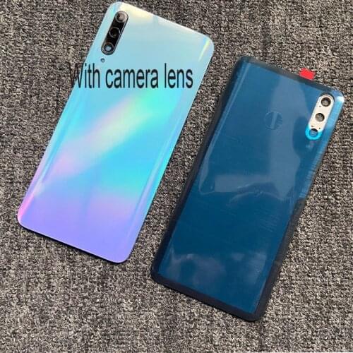 10/PCS 6.59" New 2019 Battery Cover Back Housing Glass Rear Door Case With Camera Lens Adhesive For Huawei Y9S Y9 S Replacement