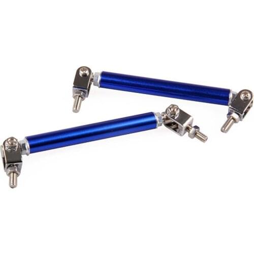 2PCS 8.5cm Adjustable Front/Rear Wind Splitter Frame Bumper Protector Rod Support