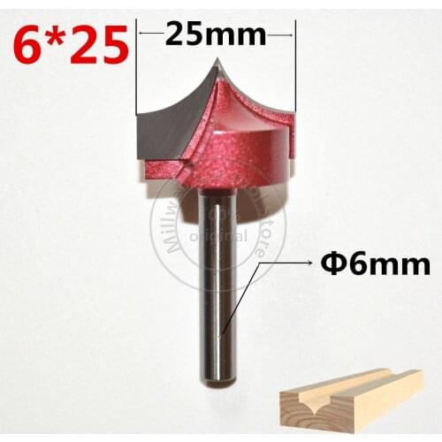 6mm*25mm,CNC Tungsten steel 3D Needle nose bit,CNC machine tool,PVC,MDF,Acrylic,Carbide end mill,woodworking insert router bit