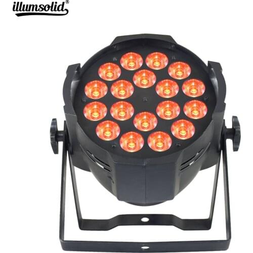 Aluminum Stage Par Light 18x12W Led Spotlight Party Lighting RGBW DMX512 For Theater Wedding Church Dj