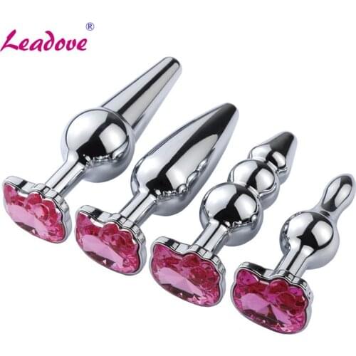 5 Size Butt Plug Back Yard Cat Jewelry Smooth Touch Metal Anal Plug Dildo Sex Toys Products Butt Plug Gay Anal Beads for Women