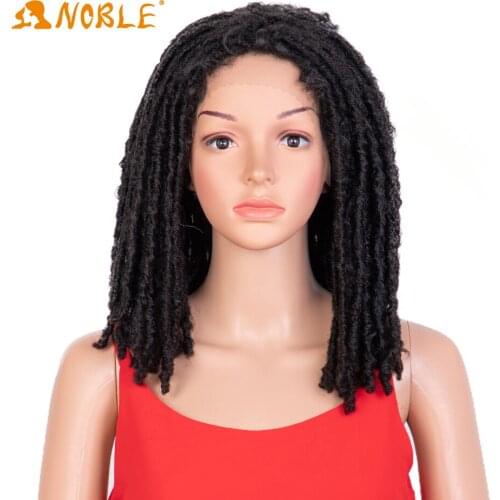 Noble girl Dreadlock Wig Black Braids Twist Jumbo Synthetic Soft Faux Locs Wigs Braiding Crochet Twist Hair Wigs For Black Women