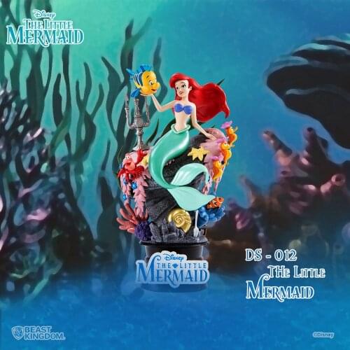 Beast kingdom Disney The little mermaid Desktop dolls Garage Kits Model Kits Collection Gift Toy