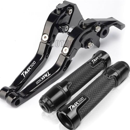 For YAMAHA TMAX500 2008-2018 2018 2017 2016 2015 2014 2013 TMAX 500 Scooter Motorcycle Adjustable Brake Clutch Lever Handle Grip