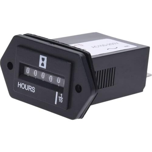 GTBL AC100-250V Electromechanical Hour Meter Counter