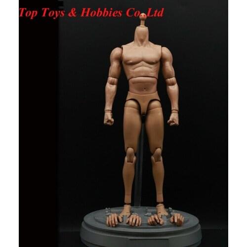 In stock 1:6 scale nude male young boy body figure muscle man soldier model toys for 12" action figure doll accessories