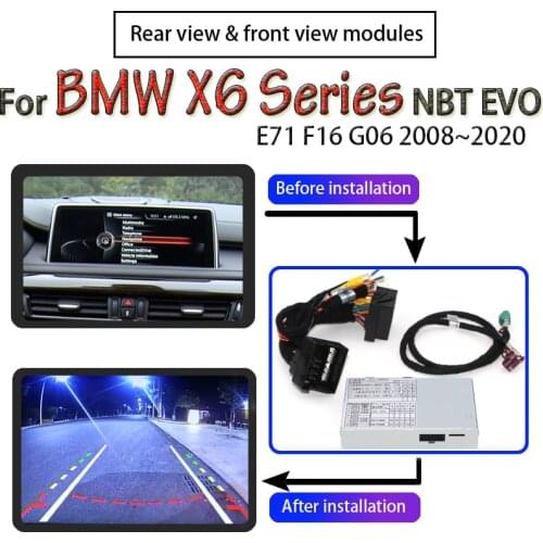 Reversing View Parking Camera For BMW X6 E71 F16 G06 2008~2014 Adapter Original Car Screen Upgrade System Backup Camera Decoder