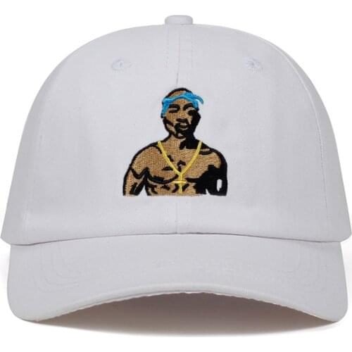 Tupac Shakur Cap Rap Singer Hip Hop 2pac Baseball Caps Head Portrait Cotton Unique Personality Fans Snapback Dad Hat Adjustable