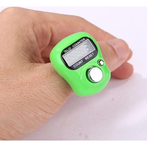 Mini Stitch Counter Marker Row Finger Electrician Use Accurate Counter LCD Electronic Digital Tally AG3 Button Battery