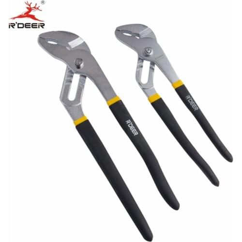 RDEER 10''/12'' Channellock Water Pump Pliers Multi-Grips Adjustable Wrench Pipe Plumping Multitool Hand Tools