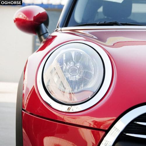 2 Pcs Self Healing Invisible TPU Stickers Car Headlight Protective Film For MINI Cooper S R56 Clubman R55 One JCW Accessories