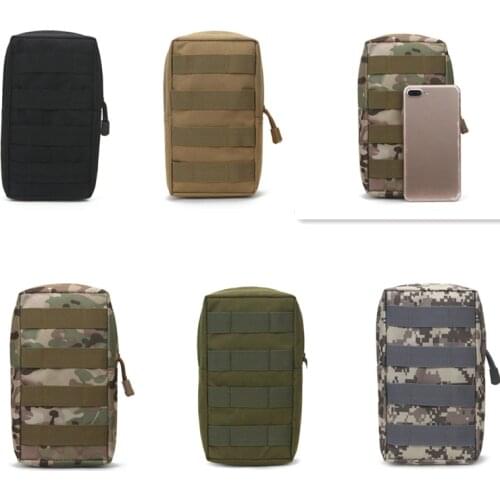 Nylon Medical Bag Tactical Climbing Bag Outdoor Molle Military Waist Fanny Pack Mobile Phone Pouch Belt Waist Bag Gadget Purses