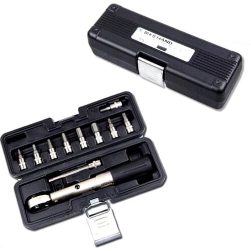 Risk 2-24NM Bicycle Ratchet Torque Wrench Set MTB Road Bike Torque Combination Hex Key Set Headset Caps Nuts Fixing Repair Tools