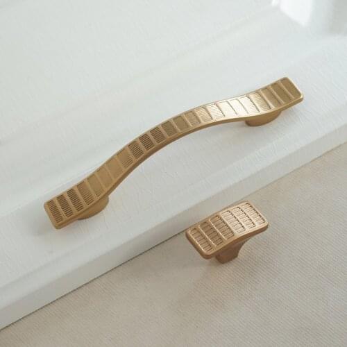 3.75" Golden Zinc Alloy Furniture Cabinet Drawer Knobs Handles Door Handle Kitchen Cabinet Wardrobe Bookcase Handle Hardware