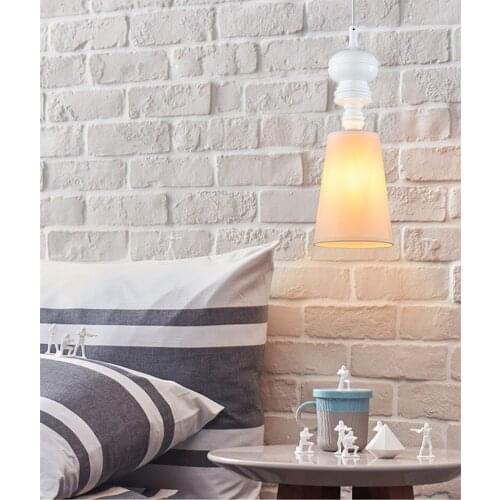 Modern Brief Single Head Pendant Lamps D18cm 25cm Pendant Lights White /Black /Golden /Silver Spain Dining Room lamps E025 628
