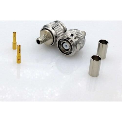 TNC Female Connector for RG58 RG142 LMR195 RG400 coaxial cable TNC RF Connector 1pcs