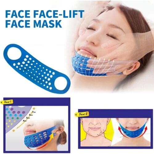 V Shaper Facial Lifting Bandage Relaxation Lift Up Belt Shape Lift Reduce Double Chin Face Thining Band Massage Slimming Tools