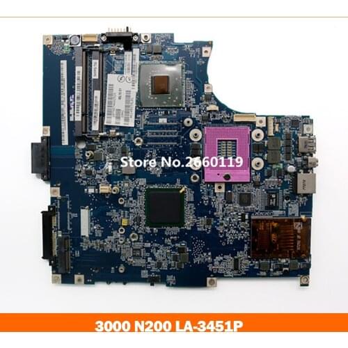 High quality laptop motherboard for 3000 N200 41R7886 LA-3451P Fully tested