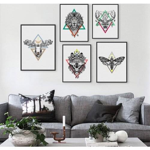 Cartoon Canvas Painting Cloud Moon Pictures Posters and Prints Pop Wall Art Paint Kids Room Decorations Home Decor No Frame