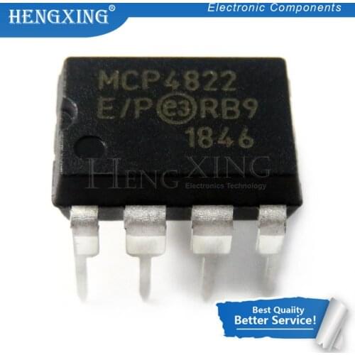 1pcs/lot MCP4822-E/P MCP4822 DIP-8 new original In Stock