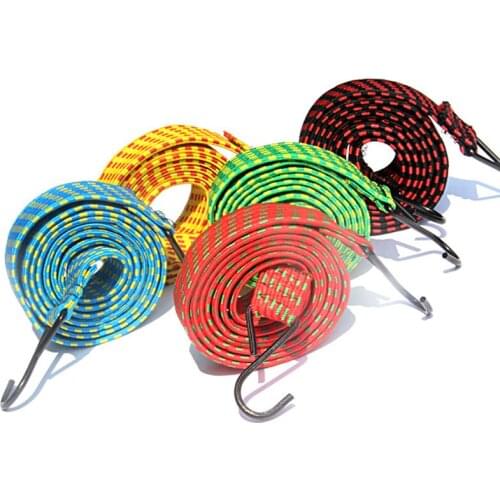 180cm Elastic Luggage Rope Bicycle Bike Cycling Hooks Bandage Straps Belt Box Carrie Packing Rope Tie Equipment Accessories