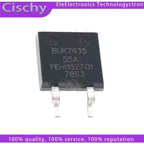 10PCS BUK7635-55A BUK7635 J518 TO-263