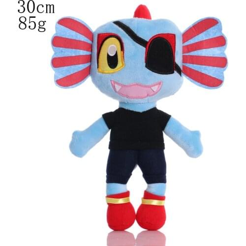 5pcs/lot Cartoon 30cm Undertale Plush Toys Dolls Undertale Fish Sister Plush Toys Soft Stuffed Toys for Children Christmas Gifts