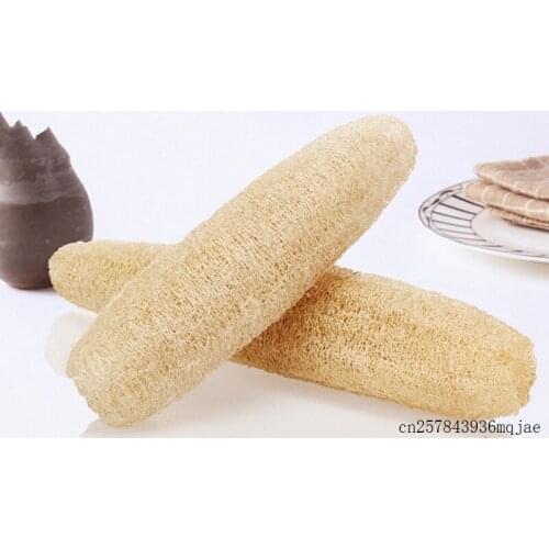 50PCS Luffa Bath Sponges Pot Bowl Rag Natural Healthy Loofah Bath Shower Wash Body Pot Sponge Scrubber Spa Bathroom Accessories