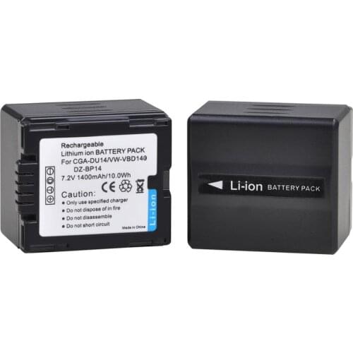 Batmax CGA-DU14 VW-VBD140 DU14 DU21 Battery for Panasonic NV-GS330 GS400 GS408 GS500 GS508 MX500 PV-GS90 GS120 GS150 GS180 GS3