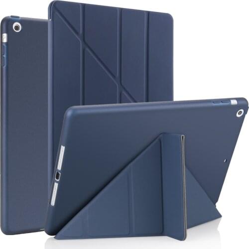 Case For iPad Mini 4 Mini 3 2 1 Mini 5 2019 Case PU Leather Transformers Smart Cover for iPad Case mini 7.9" /Silicone Soft Back