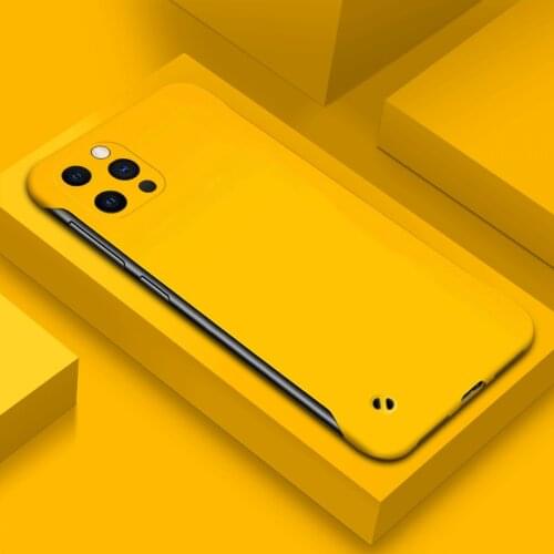 Frameless Hard Plastic For iPhone 12 Pro Mini Case Frosed PC Slim For iPhone 6s 7 8 plus xr xs 11 Pro Max Matte Protective Cover
