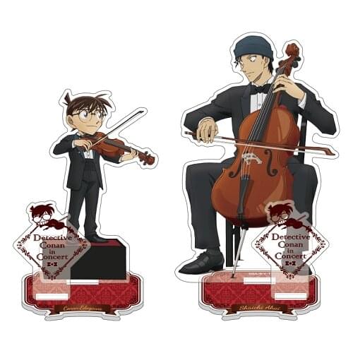 Anime Detective Conan Case Closed Akai Shuichi Furuya Rei Violin Double Plug Series Acrylic Stand Model Desktop Decor