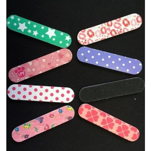 Flower Nail File Buffer Sanding Manicure Tool Nail Art Polish Sandpaper Strip Polishing