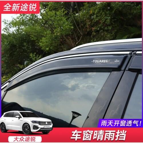For Volkswagen Toureg 2019 2020 High-quality ABS Sunny rain special modified window weather rain eyebrow