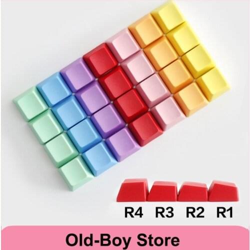 No engraved keycap pbt thickening R1 R2 R3 R4 R4 keycap oem height keycap pbt supplementary key keycaps pbt